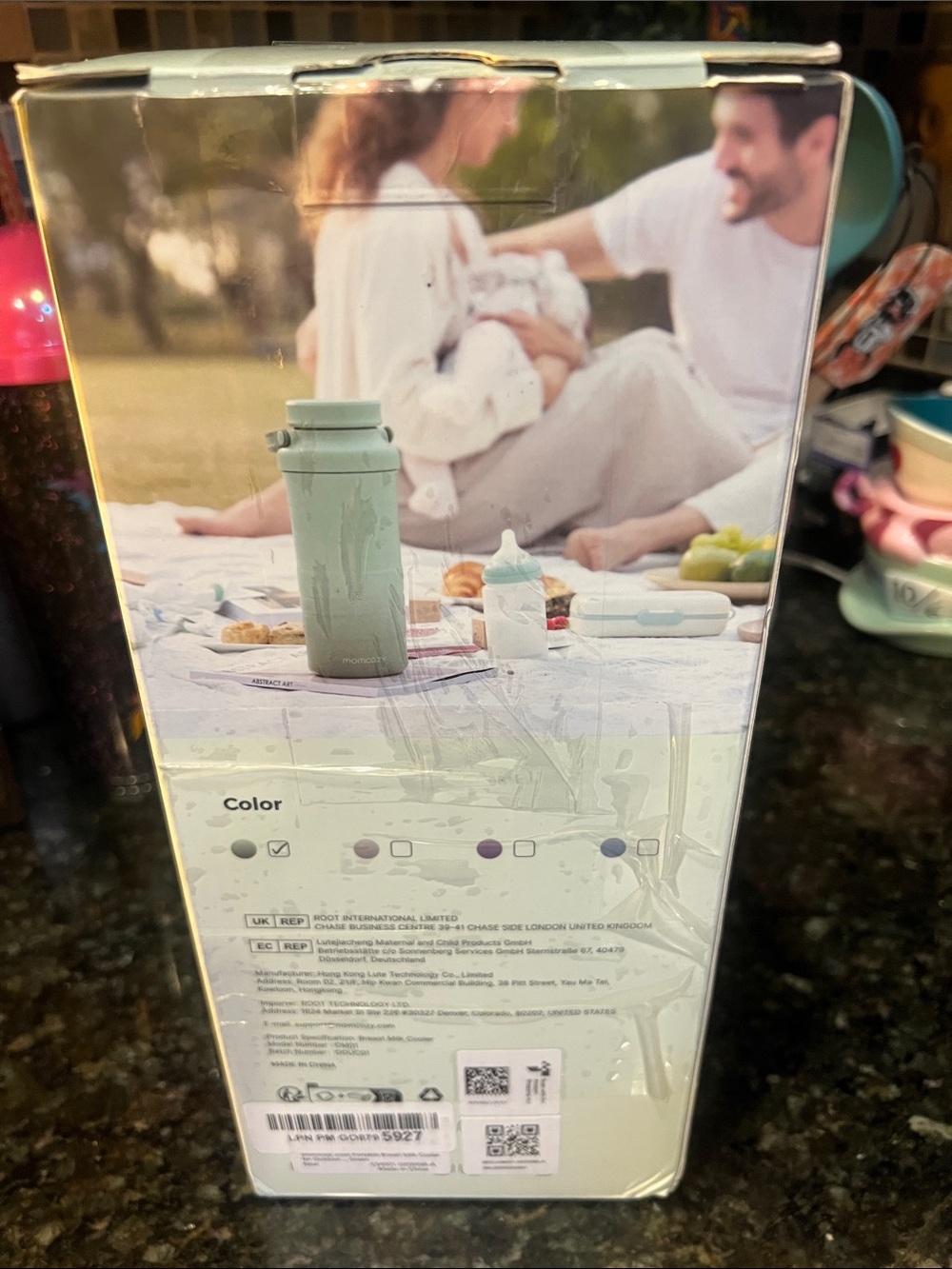 New MOMCOZY Portable Breast Milk Cooler - Sage Green - Picture 4 of 8